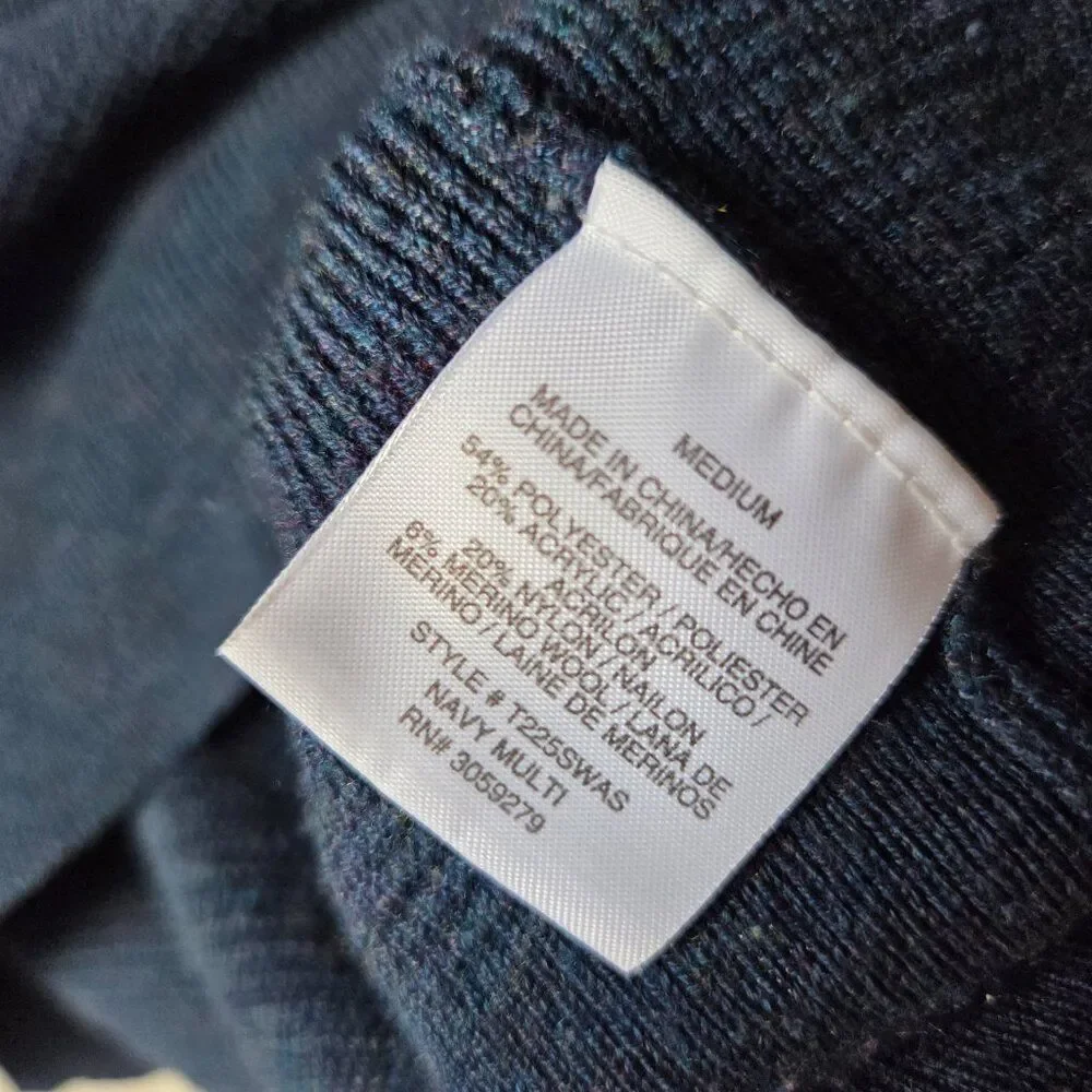 EUC ALTAR'D STATE CREW NECK WOOL BLEND STRIPED SWEATER TOP SIZE M